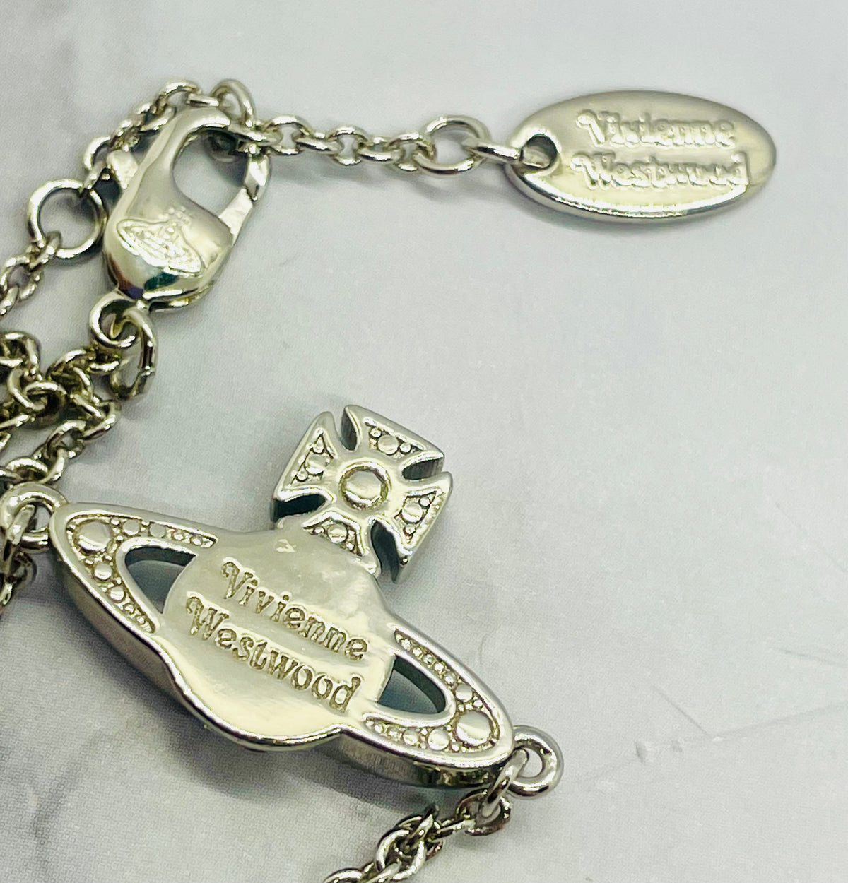 VIVIENNE WESTWOOD Orb Mint Chain Bracelet - Pre-Owned — 2