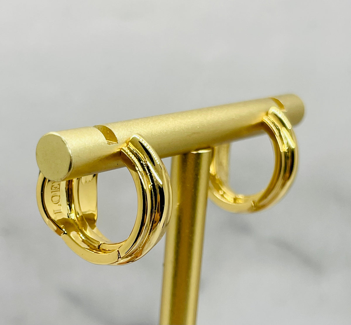 LOEWE Rhinestone Hoop Earrings - Pre-Owned — 3