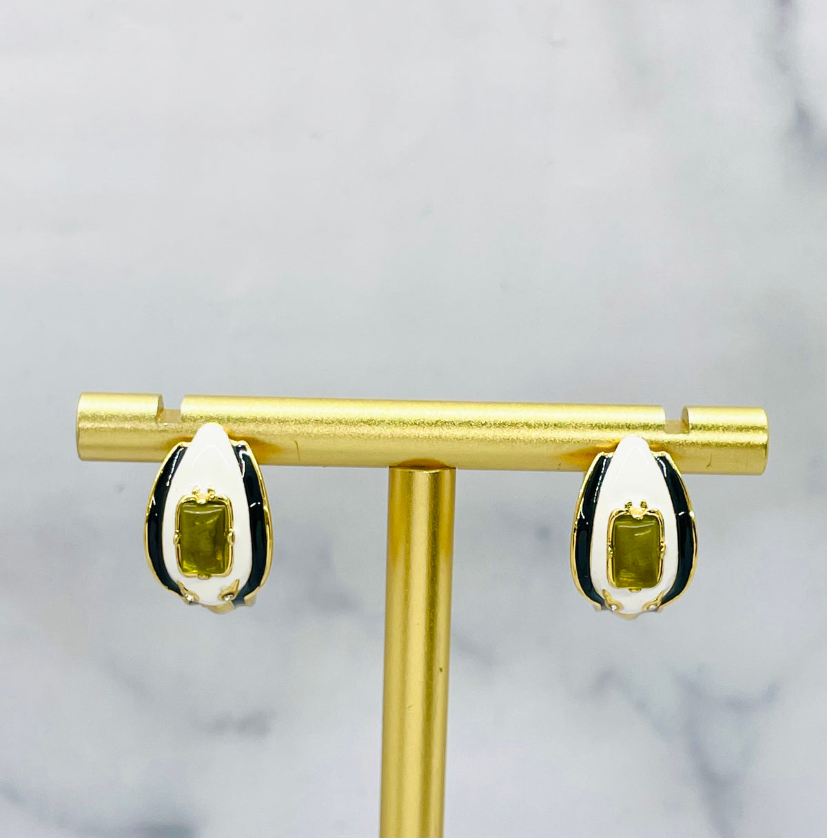 LOEWE Rhinestone Hoop Earrings - Pre-Owned — 5