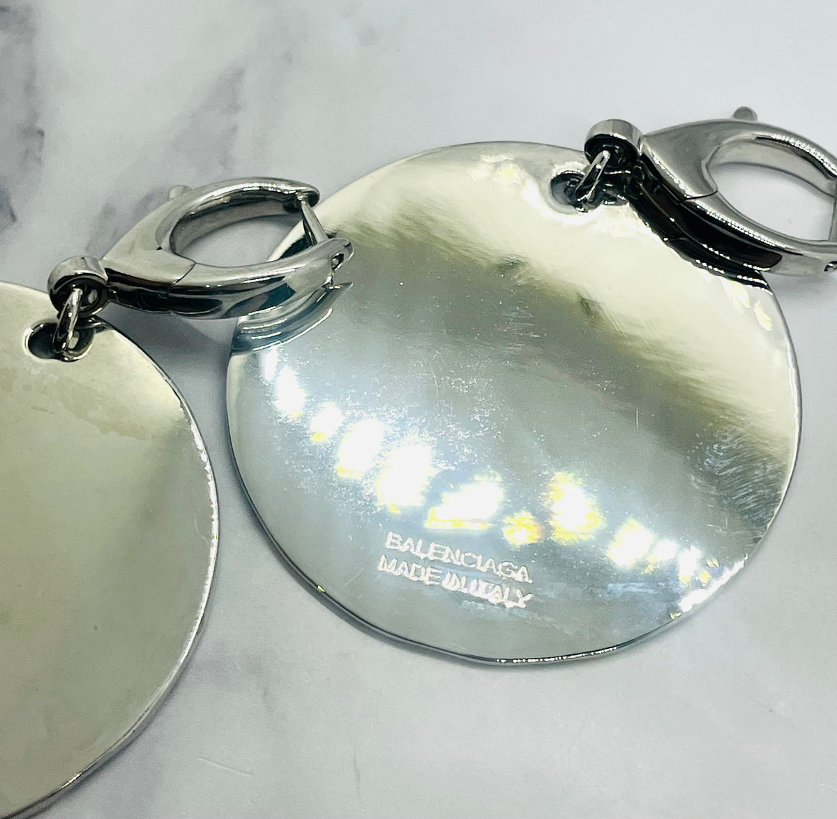 BALENCIAGA I Heart Keychain Style Earrings - Pre-Owned — 4