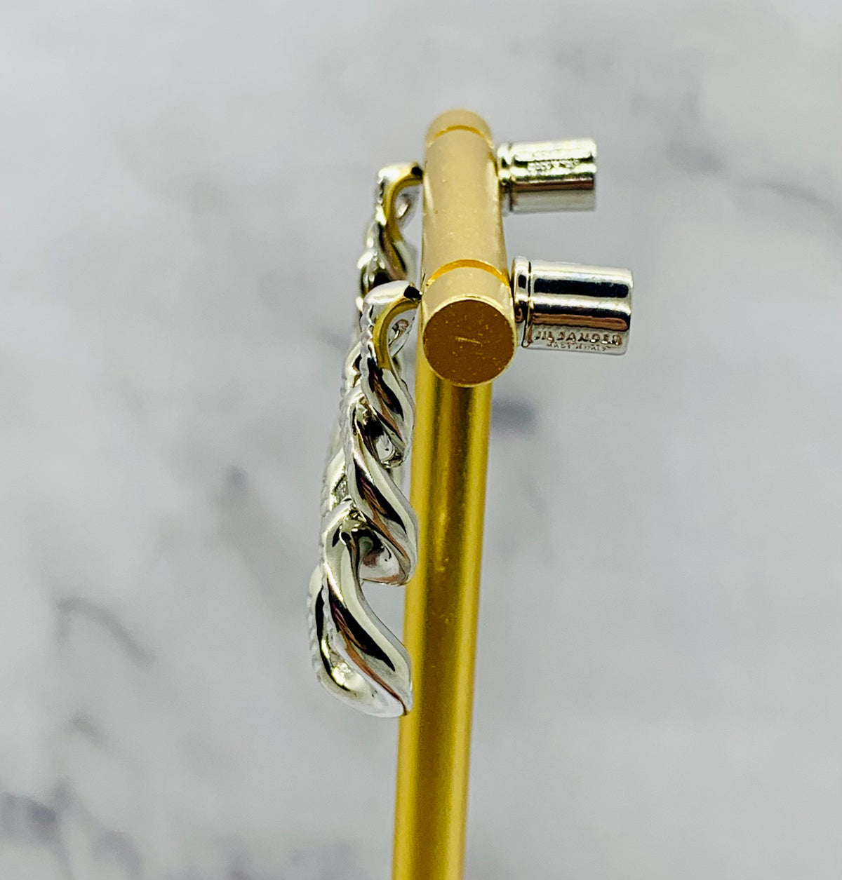 JIL SANDER Chain Pendant Earrings - Pre-Owned — 3