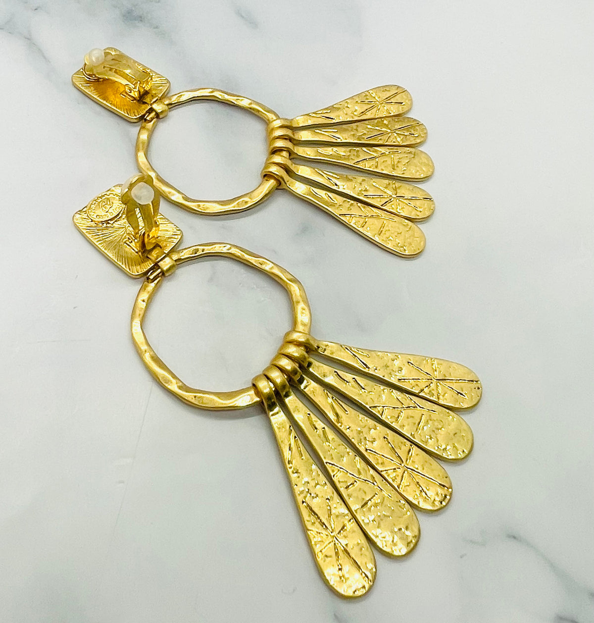 CHRISTIAN LACROIX Clip On Pendant Earrings - Pre-Owned — 4
