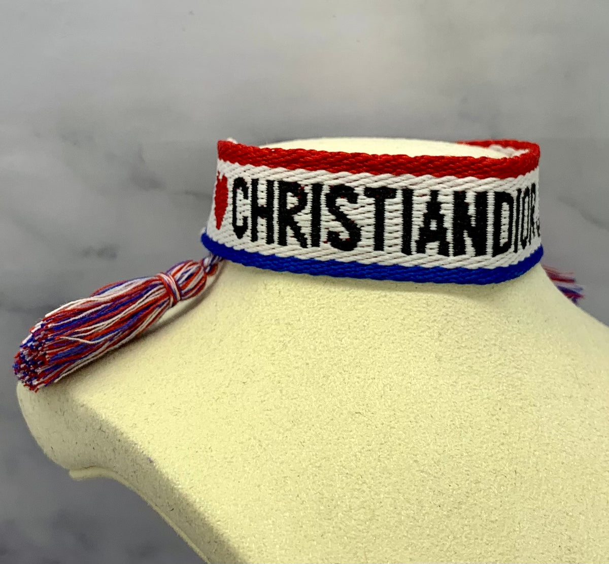 CHRISTIAN DIOR Fabric Friendship Bracelet - Pre owned