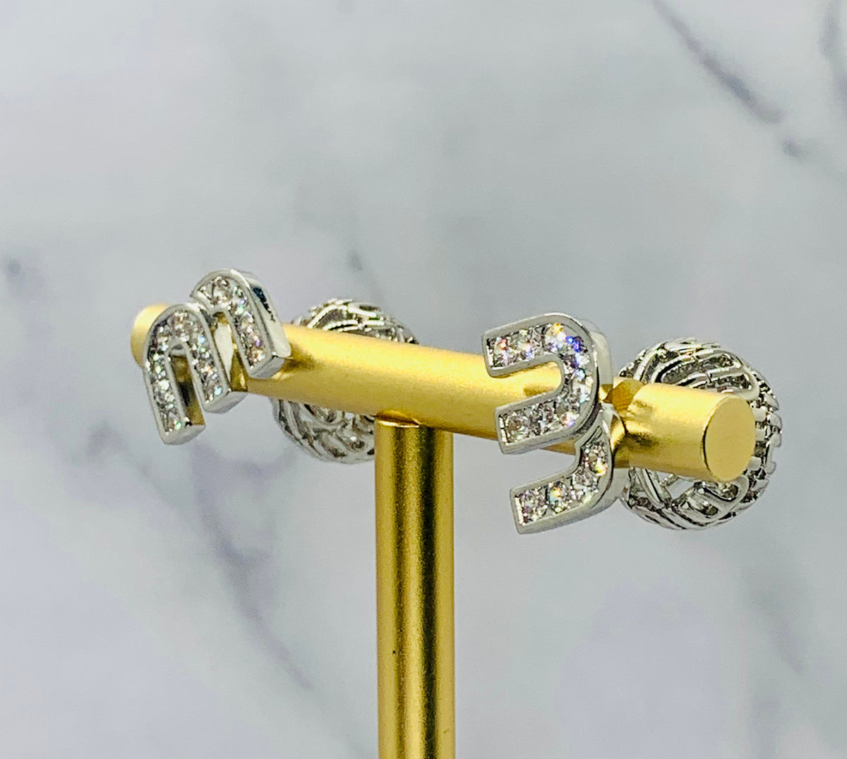 MIU MIU Silver Tone Earrings - Pre-Owned — 5