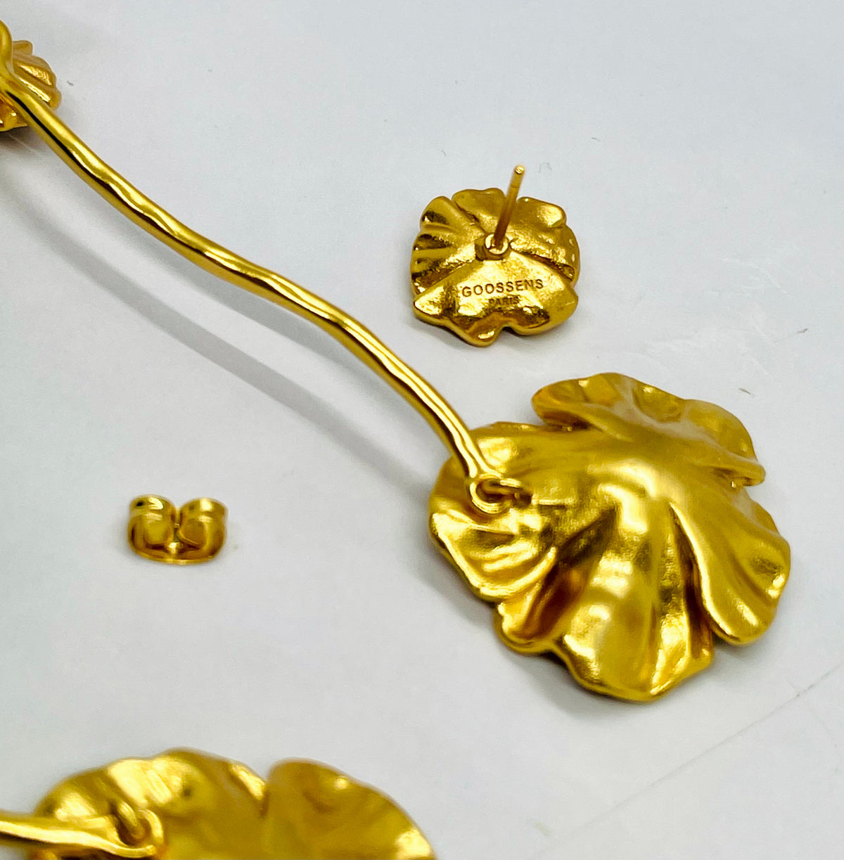 Goossens Paris Poppy Pendant Earrings
