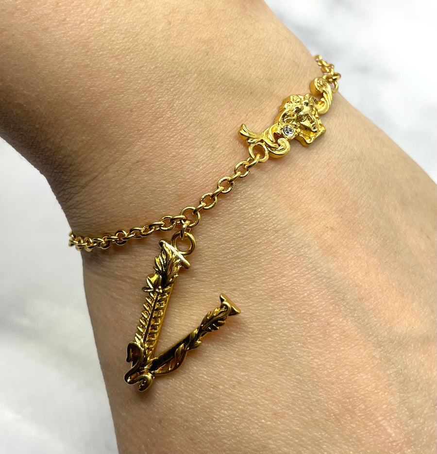 VERSACE V Statement Medusa Bracelet - Pre-Owned — 1