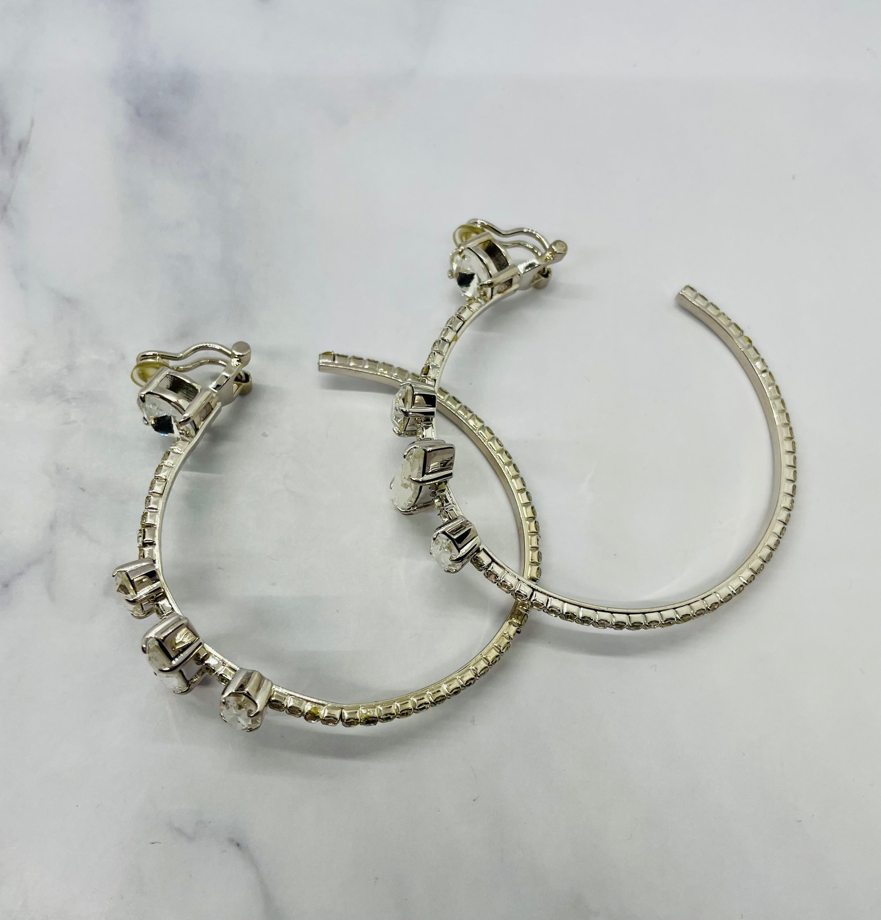 Miu Miu rhinestone earrings